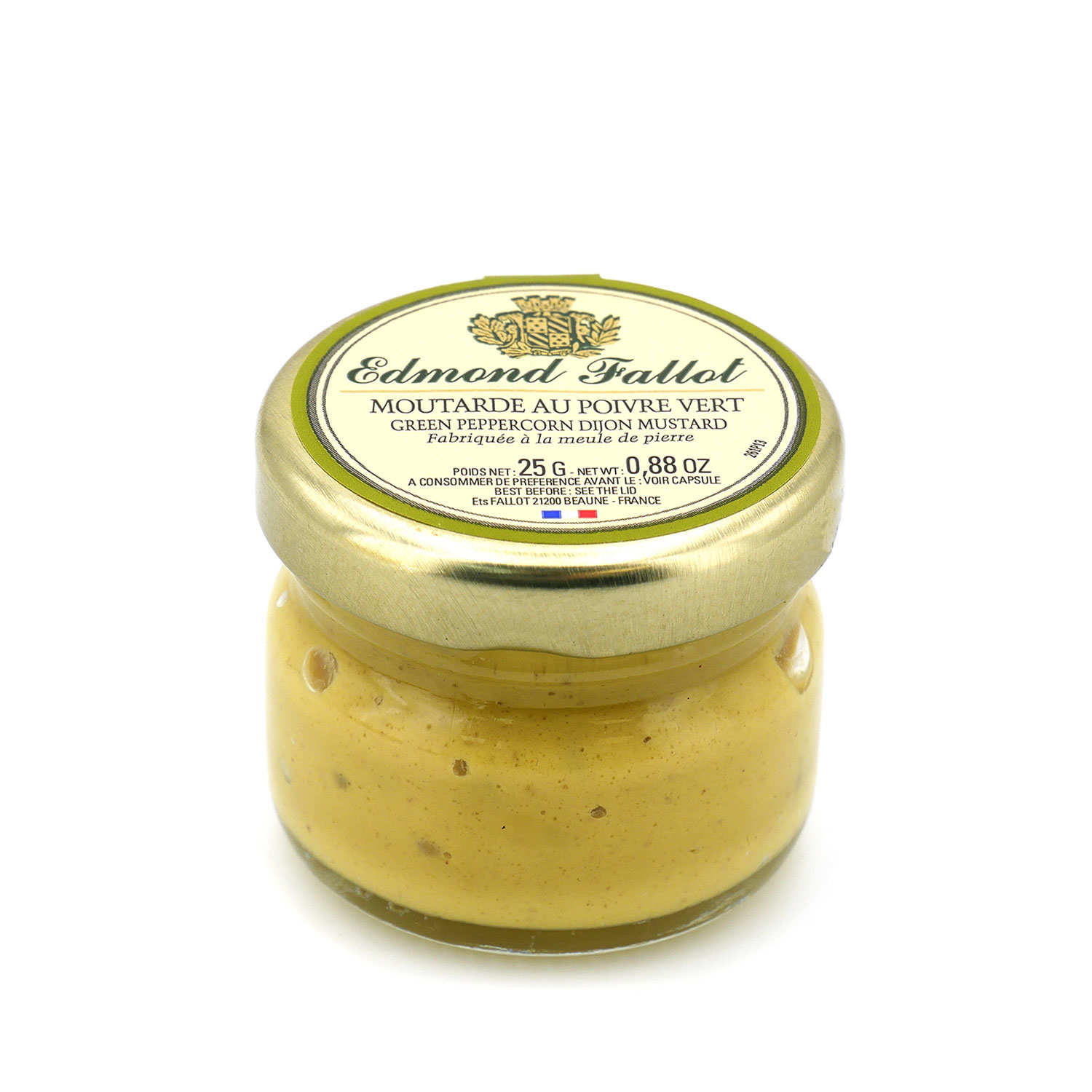 Moutarde au poivre vert - Edmond Fallot pot portion