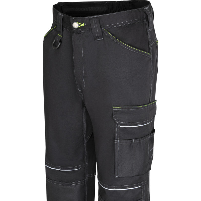 Portwest Urban werkbroek met kniezakken + gratis kniestukken 60 zwart*