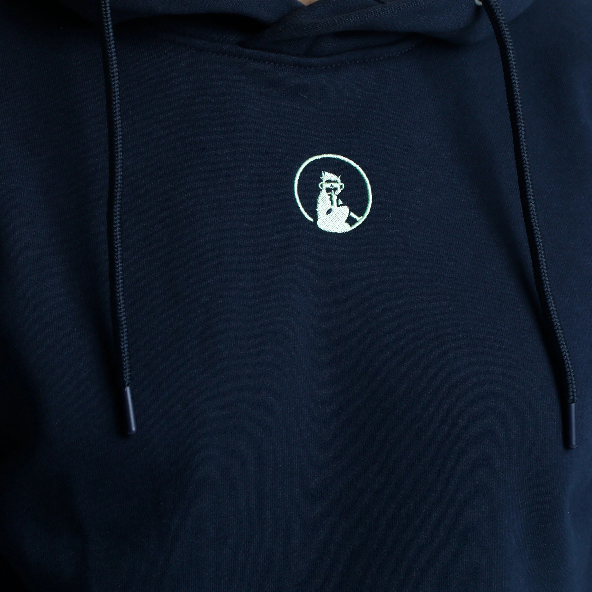 Quiet Please Tile Sweat À Capuche Hommes - Bleu Foncé