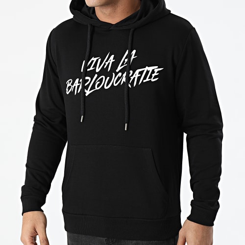 Sweat Capuche Barloucratie Noir