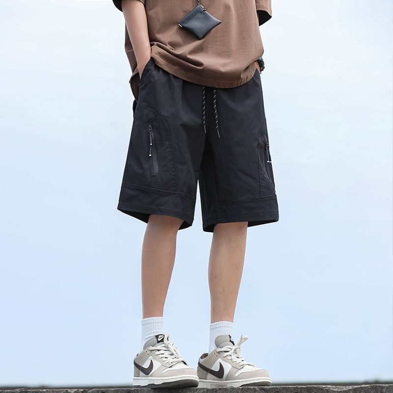Fushet - Cargoshorts met trekkoordtaille