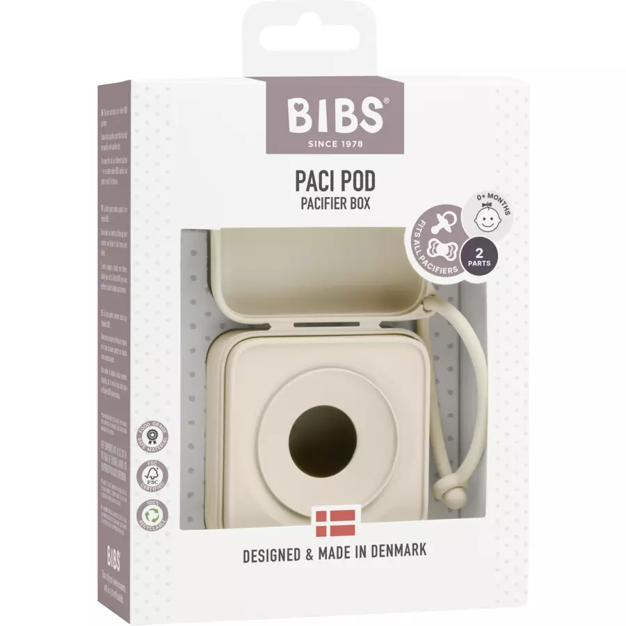 BIBS® Schnullerbox Ivory