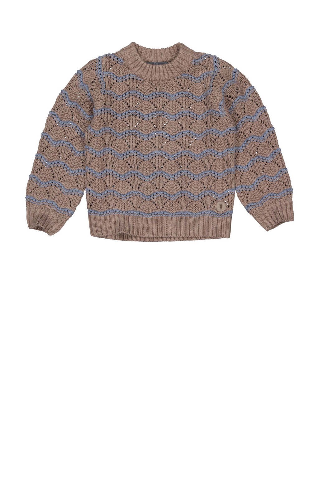 LEVV Little trui bruin gebreid