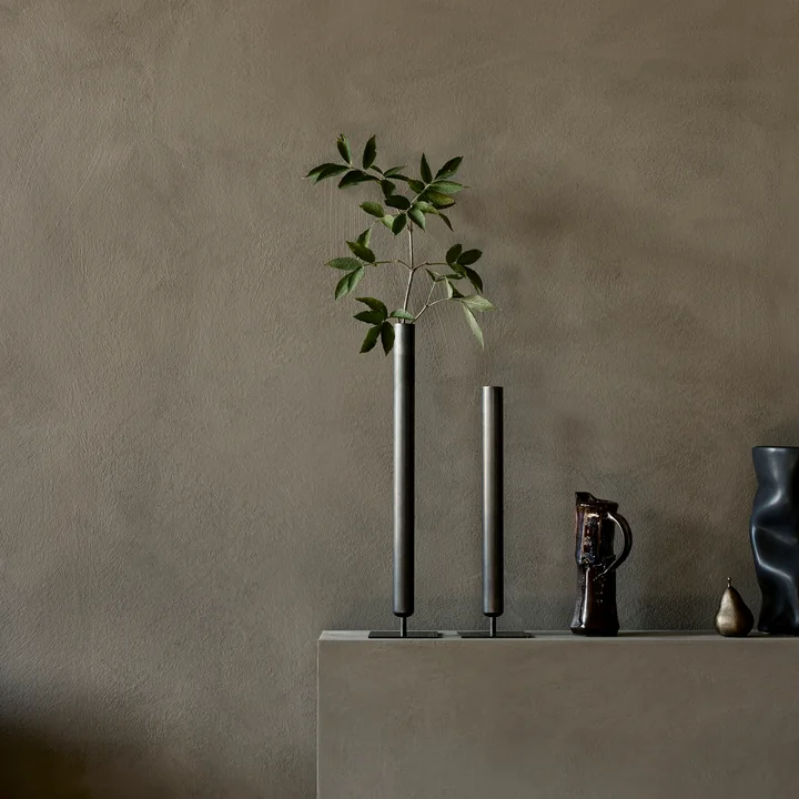 Audo - Stance Vase, H 40 cm, Messing brüniert