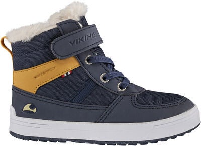 Viking Lucas Mid WP Warm Vintersko, Navy/Honey