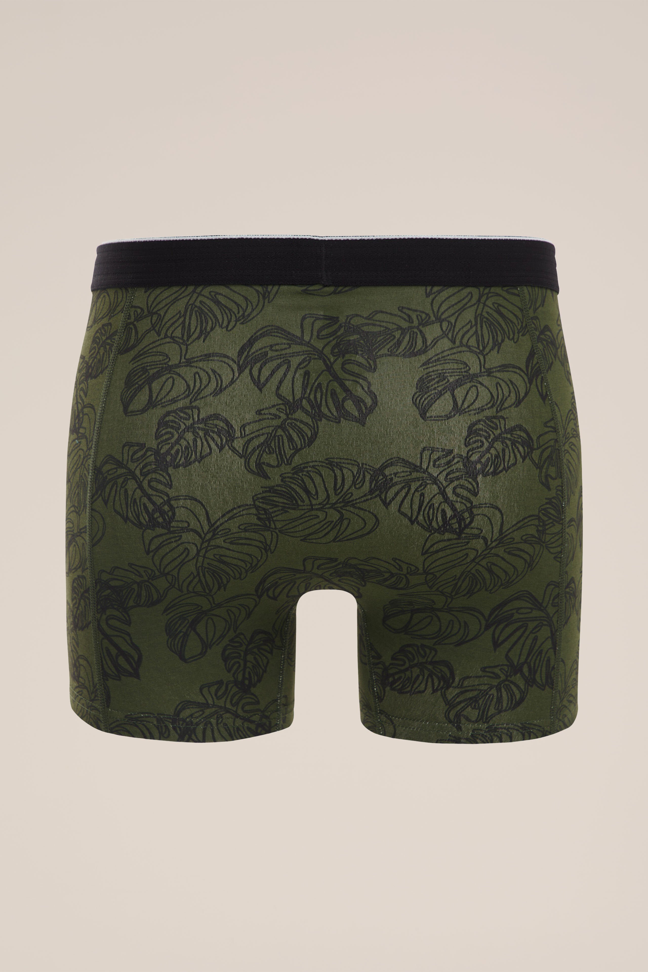 boxershort met dessin WE Fashion Donkergroen