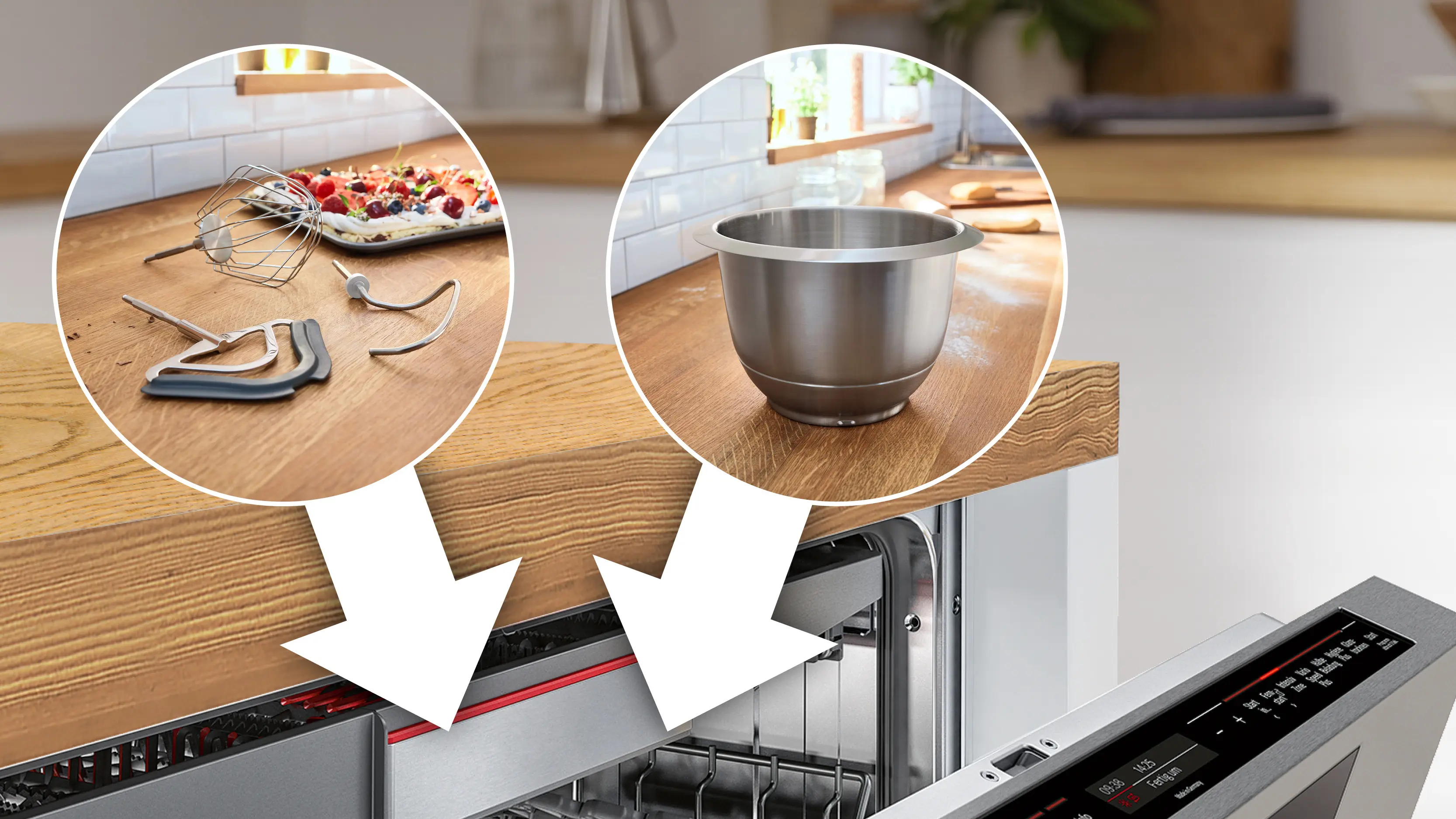 Serie 4 Keukenmachine met weegschaal en timer MUM 5 1000 W Rood, Zilver