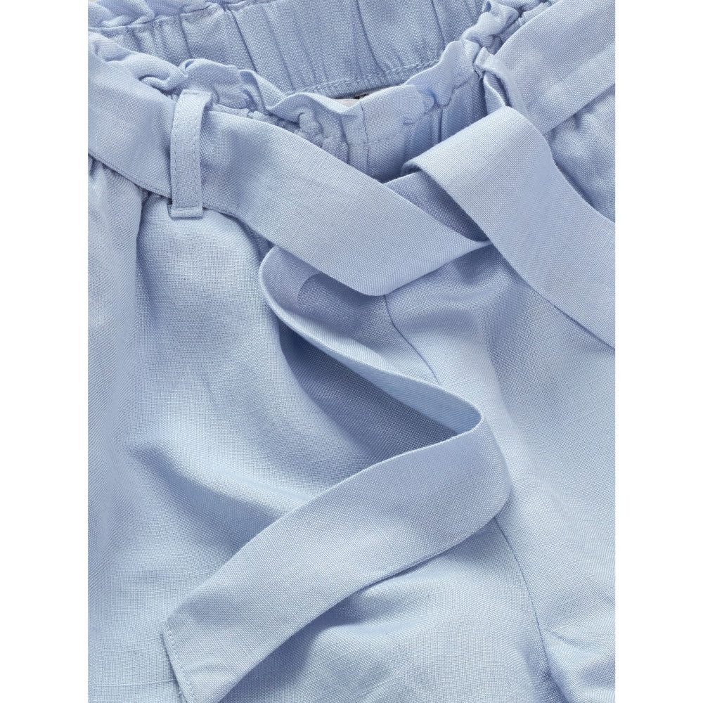 Køb Tommy Hilfiger Breezy Blue Hør Pull On Shorts