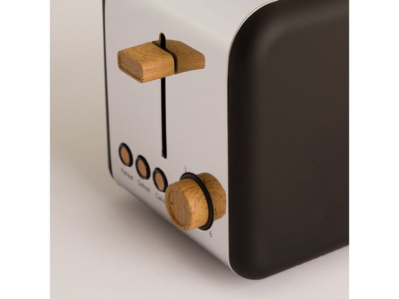 Create Toaster Retro Schwarz Toaster im Retro-Design