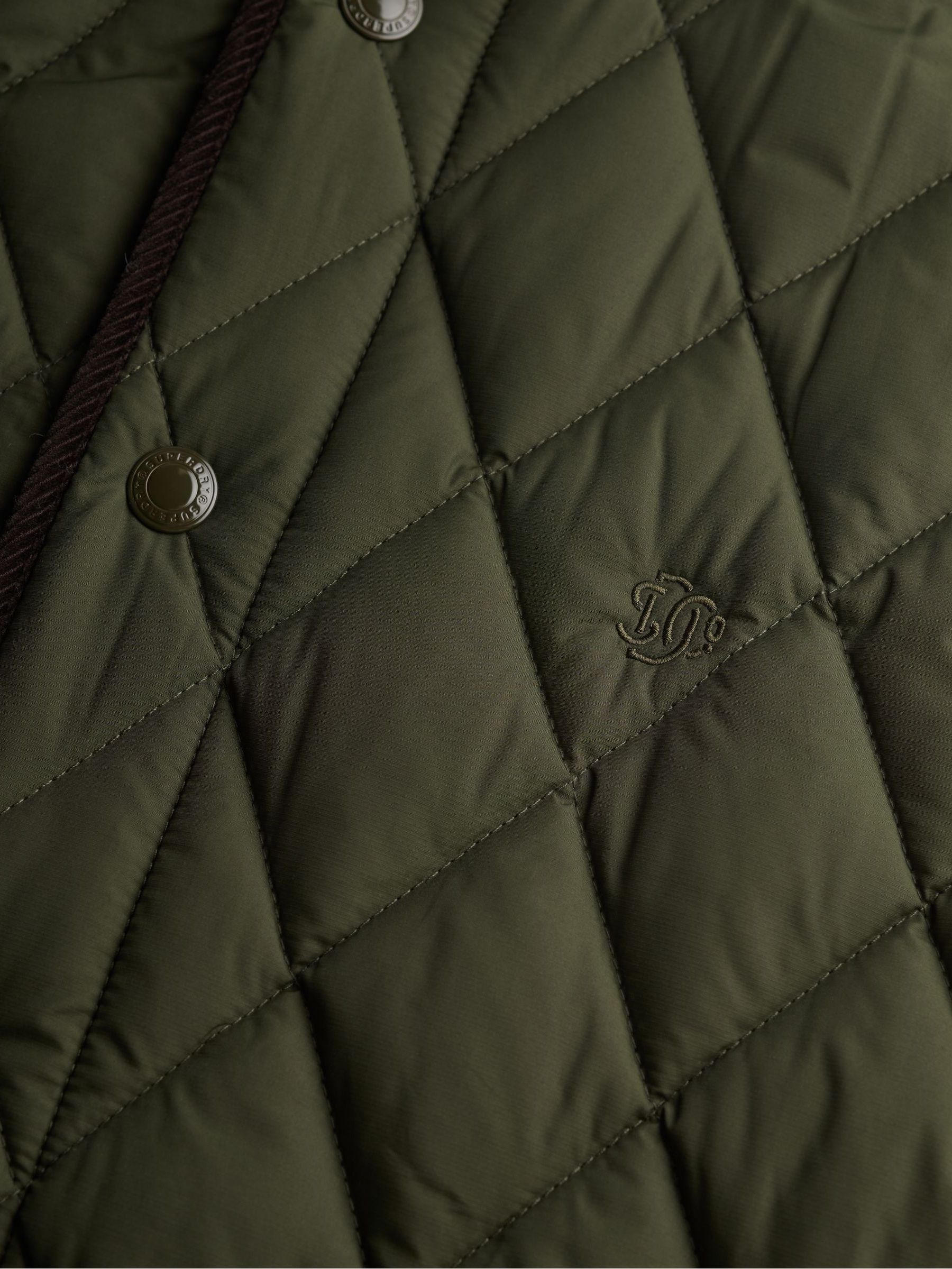 Groen - Superdry Quilted Estate Gilet