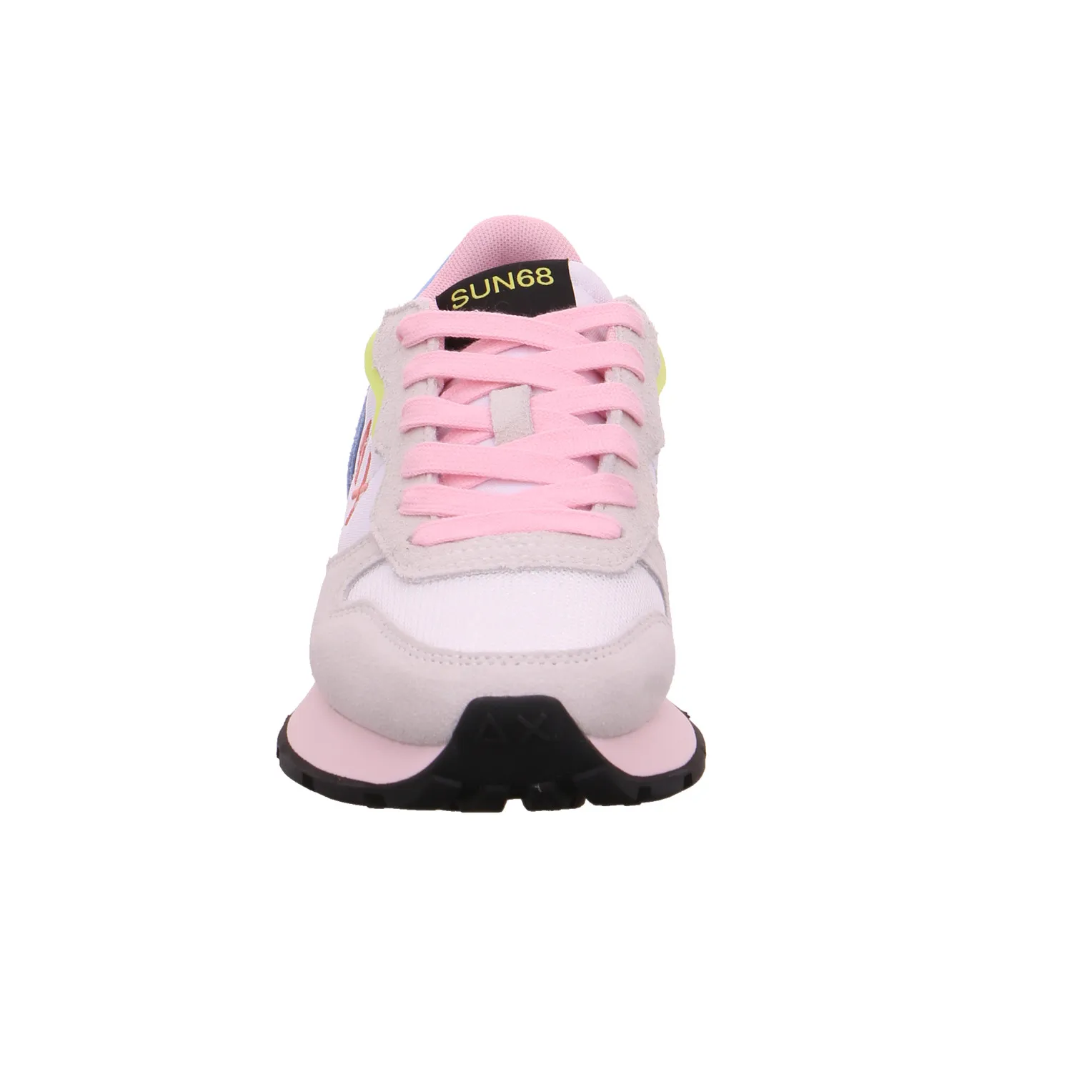 SUN68 Sneaker Weiss Leder  mit Wechselfussbett