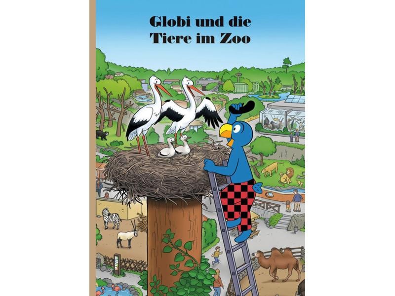 Globi Verlag Bilderbuch Globi und die Tiere im Zoo Kinderbuch