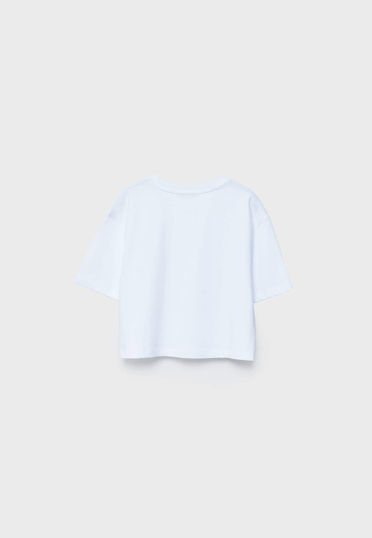 Camiseta cropped de algodão grosso