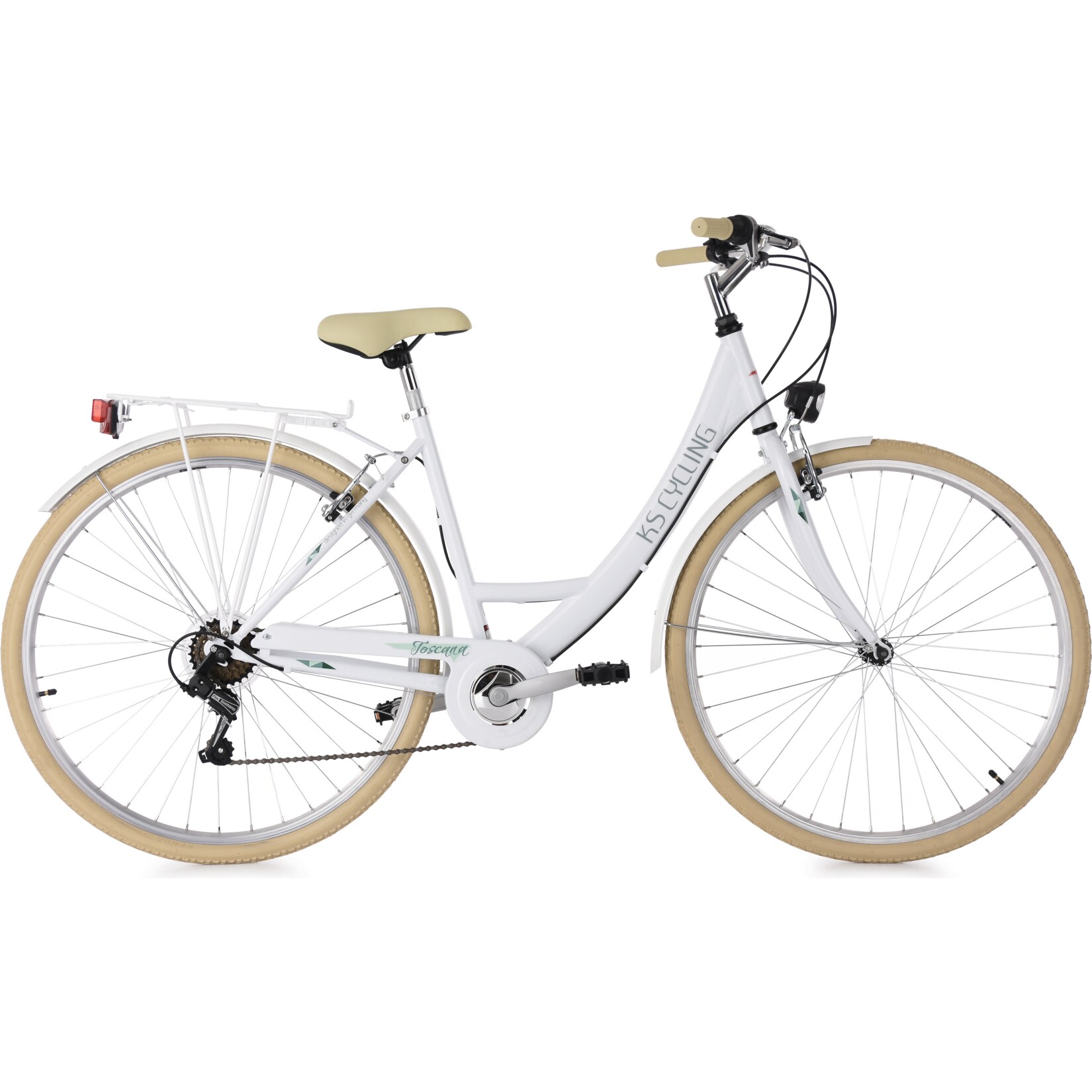 KS Cycling Damenfahrrad Cityrad 6-Gänge Toskana 28 Zoll