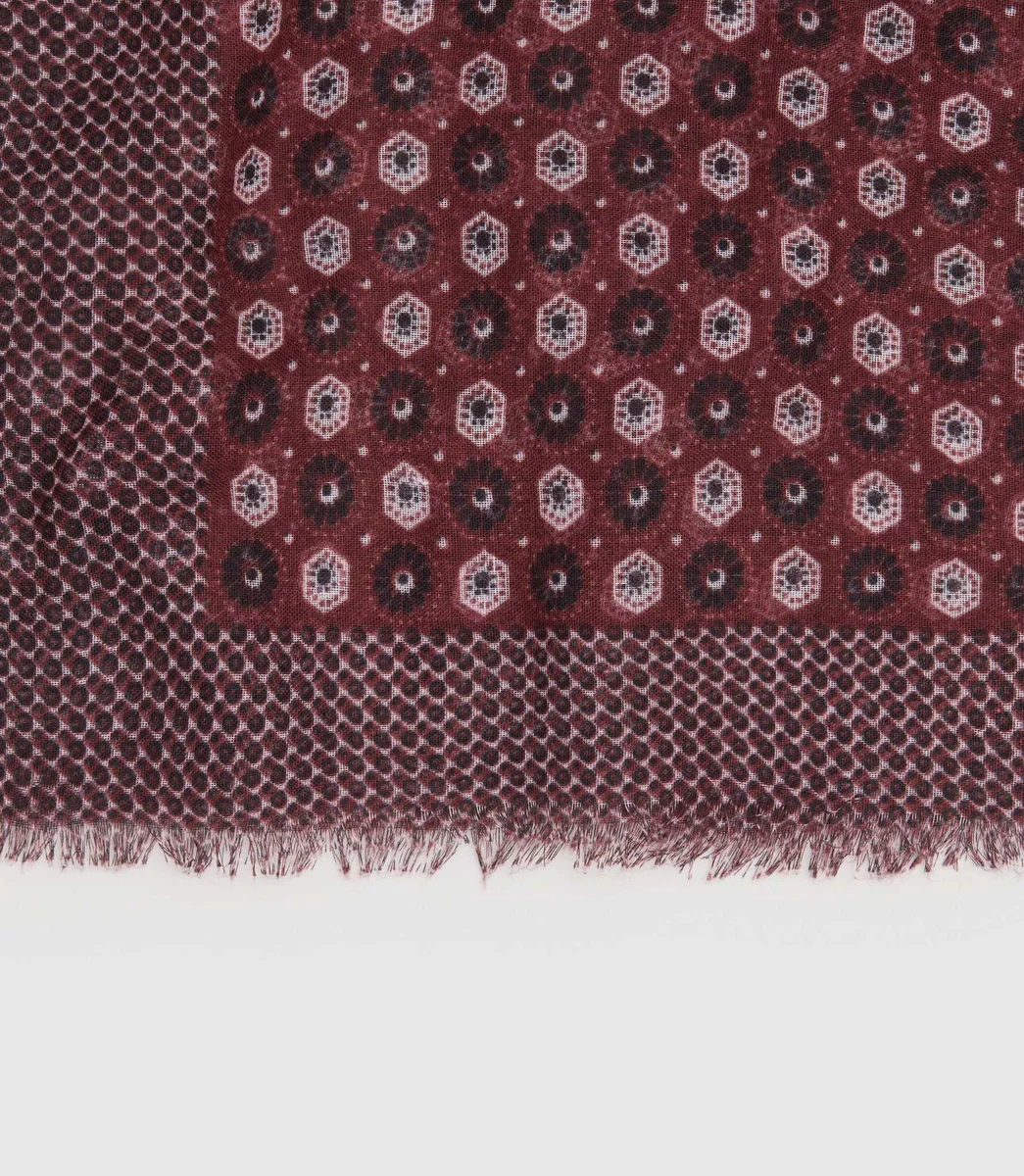 Écharpe motifs géométriques 