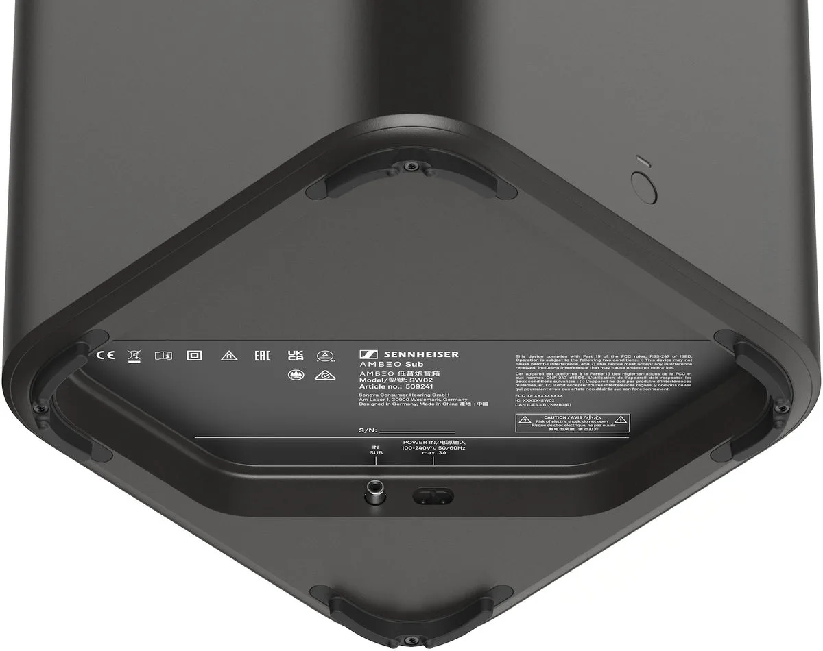 Sennheiser Ambeo Sub Caissons de basses