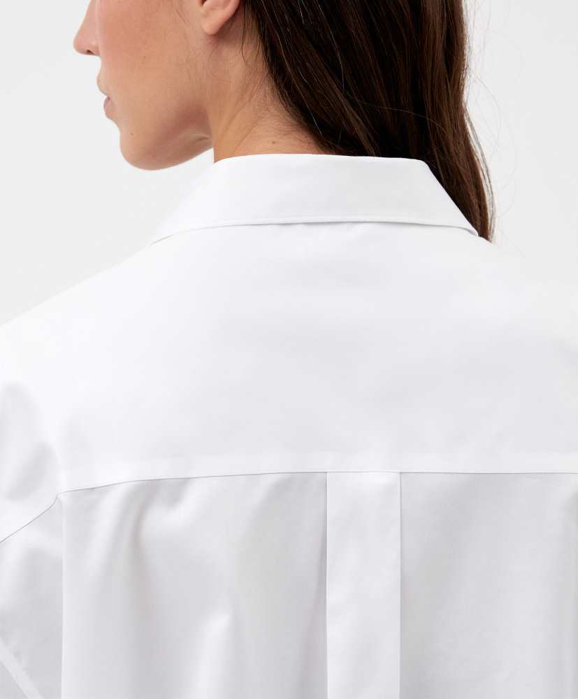 Camisa fácil de passar, 100% algodão