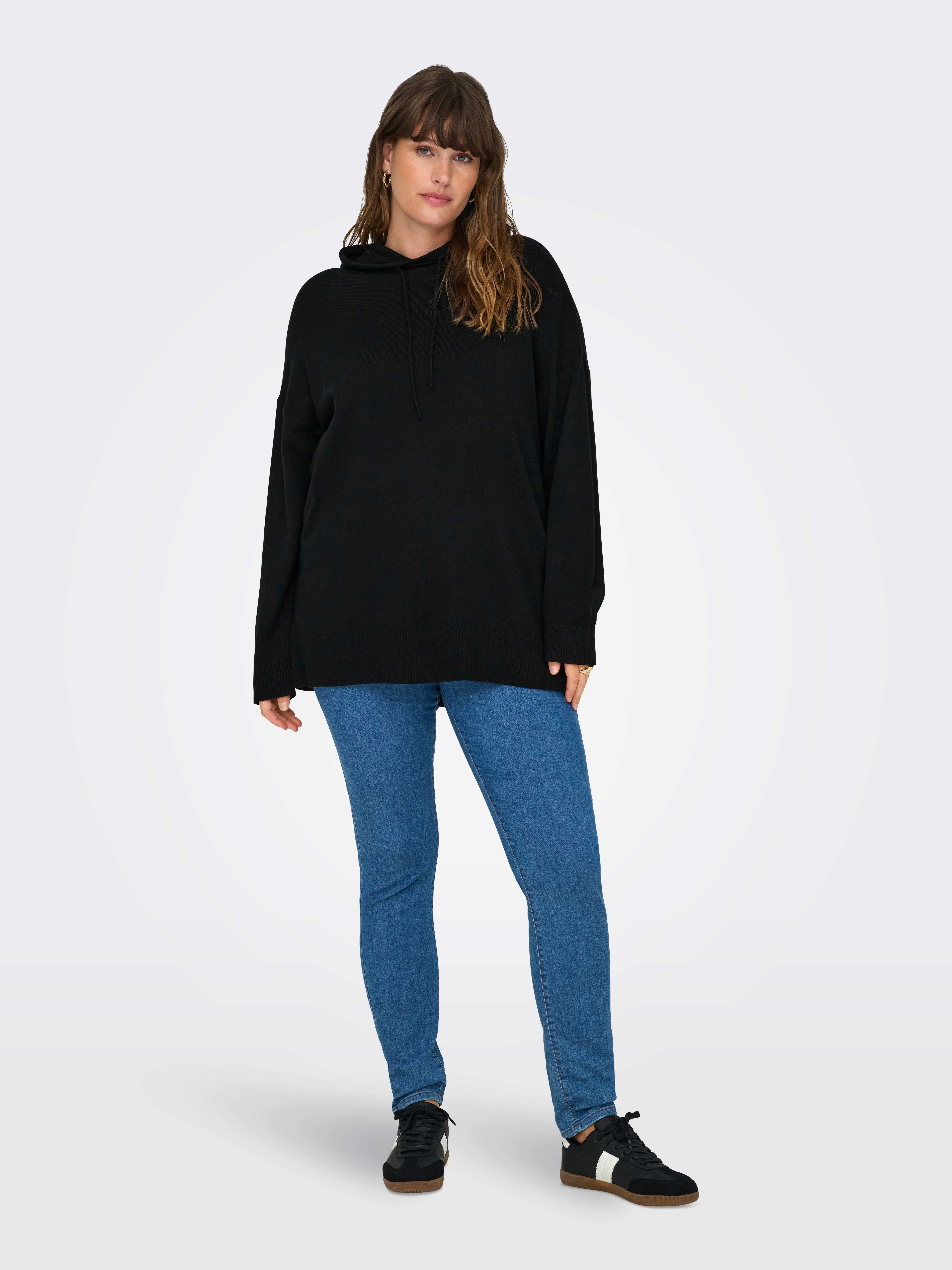 CARIBI Strickpullover Black
