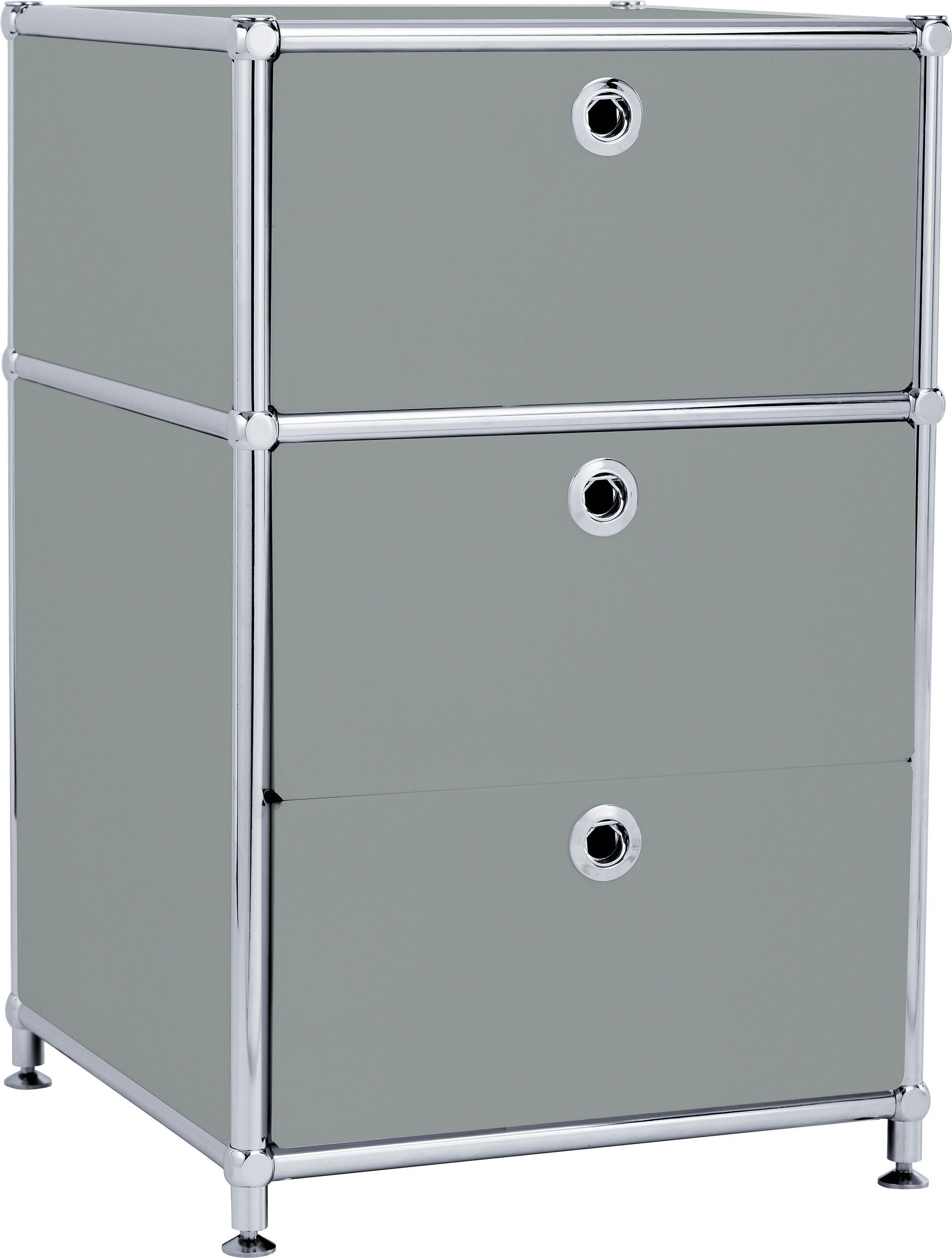 FLEXCUBE Korpus - Grau / B: 40.0 cm x T: 40.0 cm x H: 62.5 cm