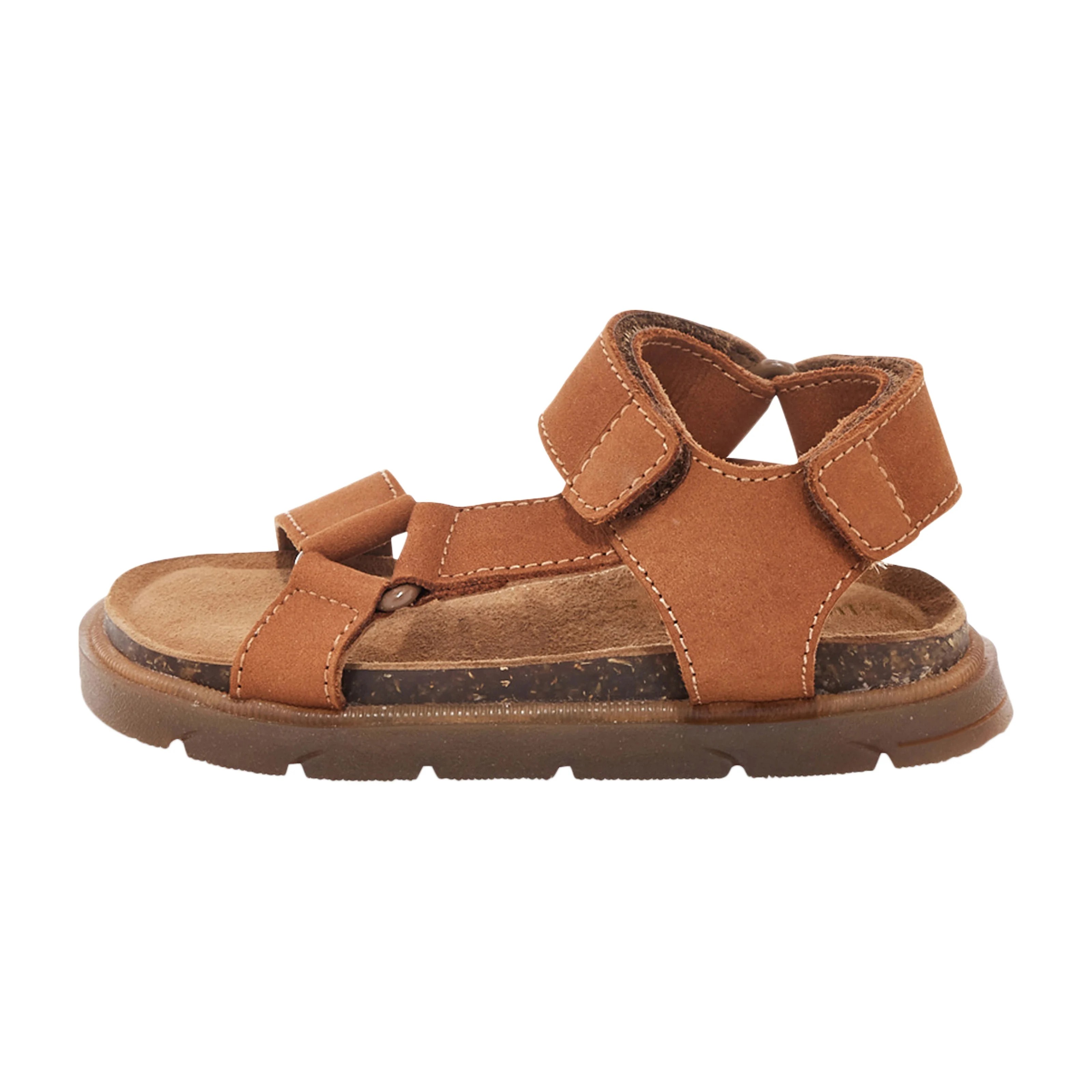 Sandales cuir enfantpar m.belarbi capucin | Marron