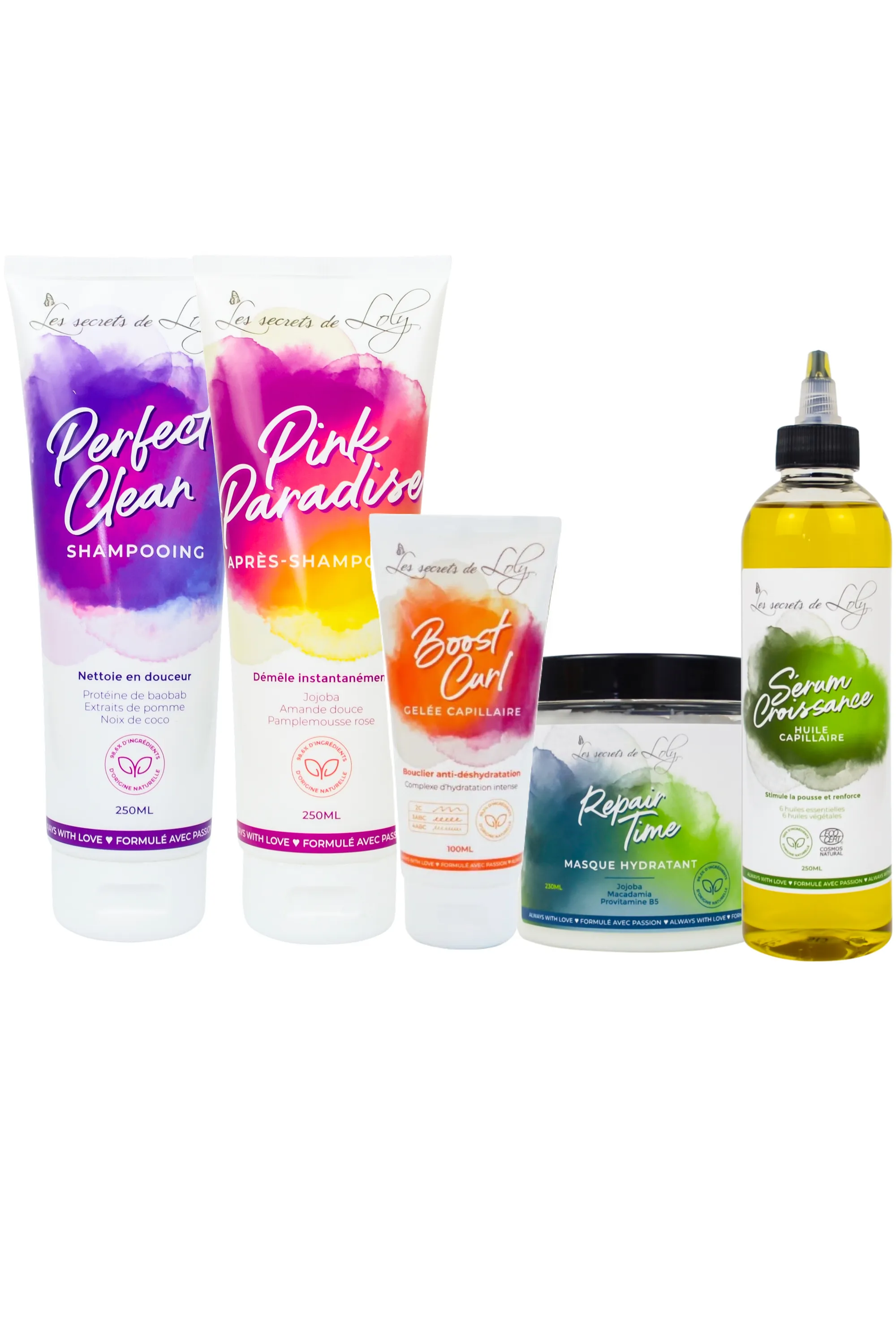 Les Secrets de Loly Routine complète pour cheveux bouclés + gelée Boost Curl OFFERTE