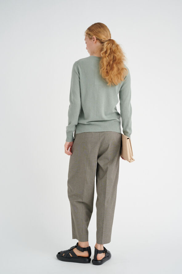 InWear LukkaIW Crew-neck Pullover Premium - 100% Cashmere Vetiver green