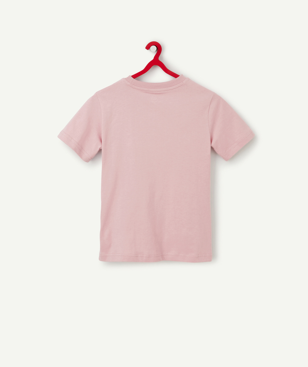 NEW BALANCET-SHIRT À MANCHES COURTES FILLE ROSE ESSENTIALS STACKED