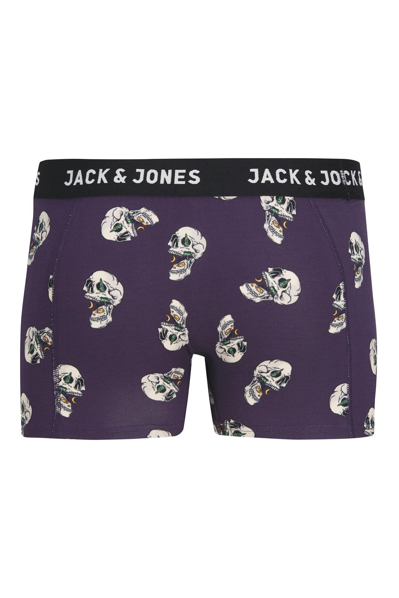 Pacote com 3 cuecas boxer de algodão com estampa de cranberry.