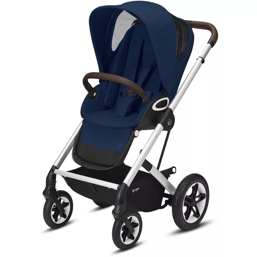 cybex GOLD Kinderwagen Talos S Lux Silver Navy Blue