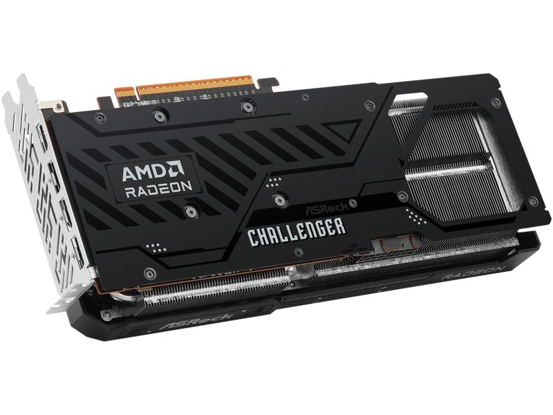 ASRock Grafikkarte Radeon RX 9070 Challenger 16 GB Gamer-Grafikkarte mit 16 GB GDDR6-Speicher, ermöglicht Auflösungen bis zu 8k