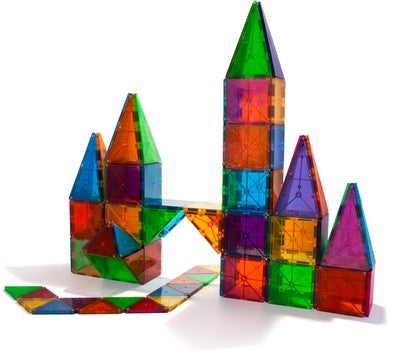 MAGNA-TILES Clear Colours Byggesett 100 Deler