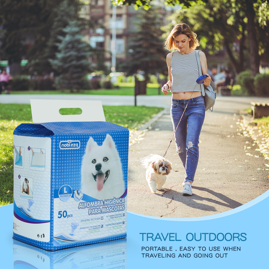 Nobleza - 50 Tapetes Higiênicos para Treinamento de Cães. Ultra absorventes, 40cm x 60cm
