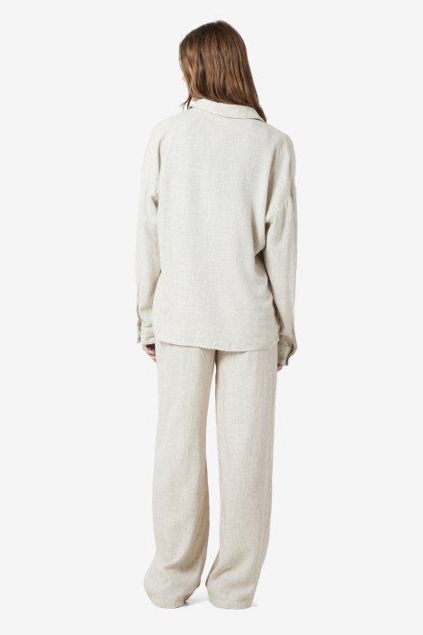 Noisy may beige dames blouse