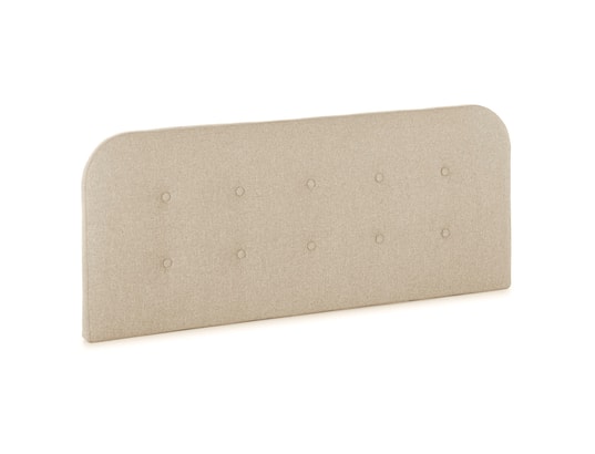 MARCKONFORT - Tête de lit tapissée saona 140x60 cm couleur beige, 8 cm d'...