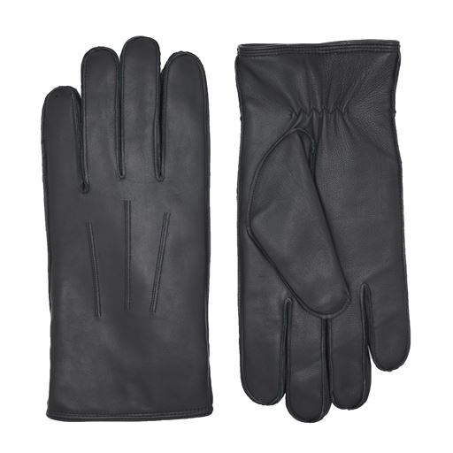 Randers Handsker Perlelamsfor Herrehandsker, Black, 9.5