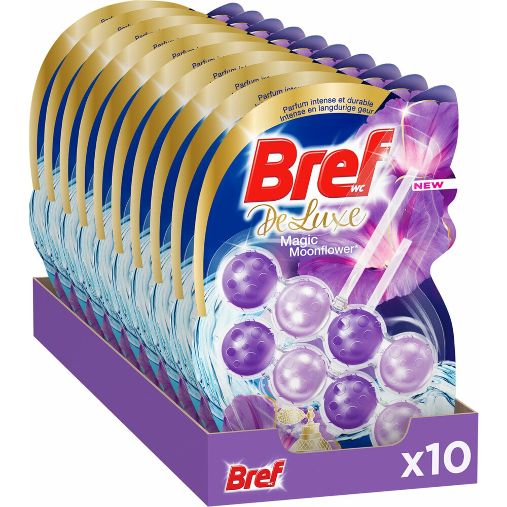10x Bref Toiletblok Deluxe Magic Moonflower2 stuks