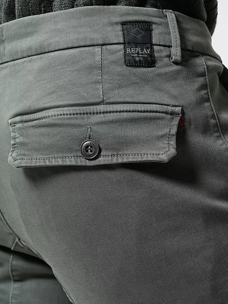 REPLAY Cargohose JAAN  olive