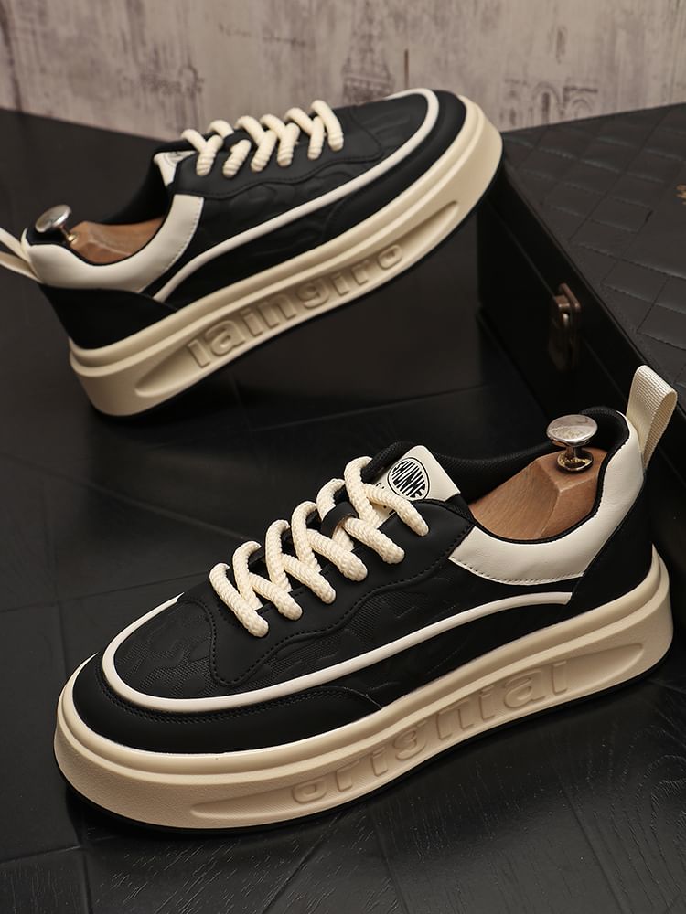 Mr Ozera - Platform Paneel Sneakers