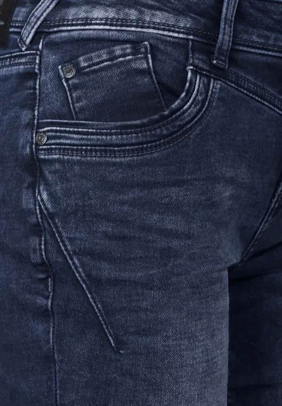 Casual Fit Jeans - indigo knit washed