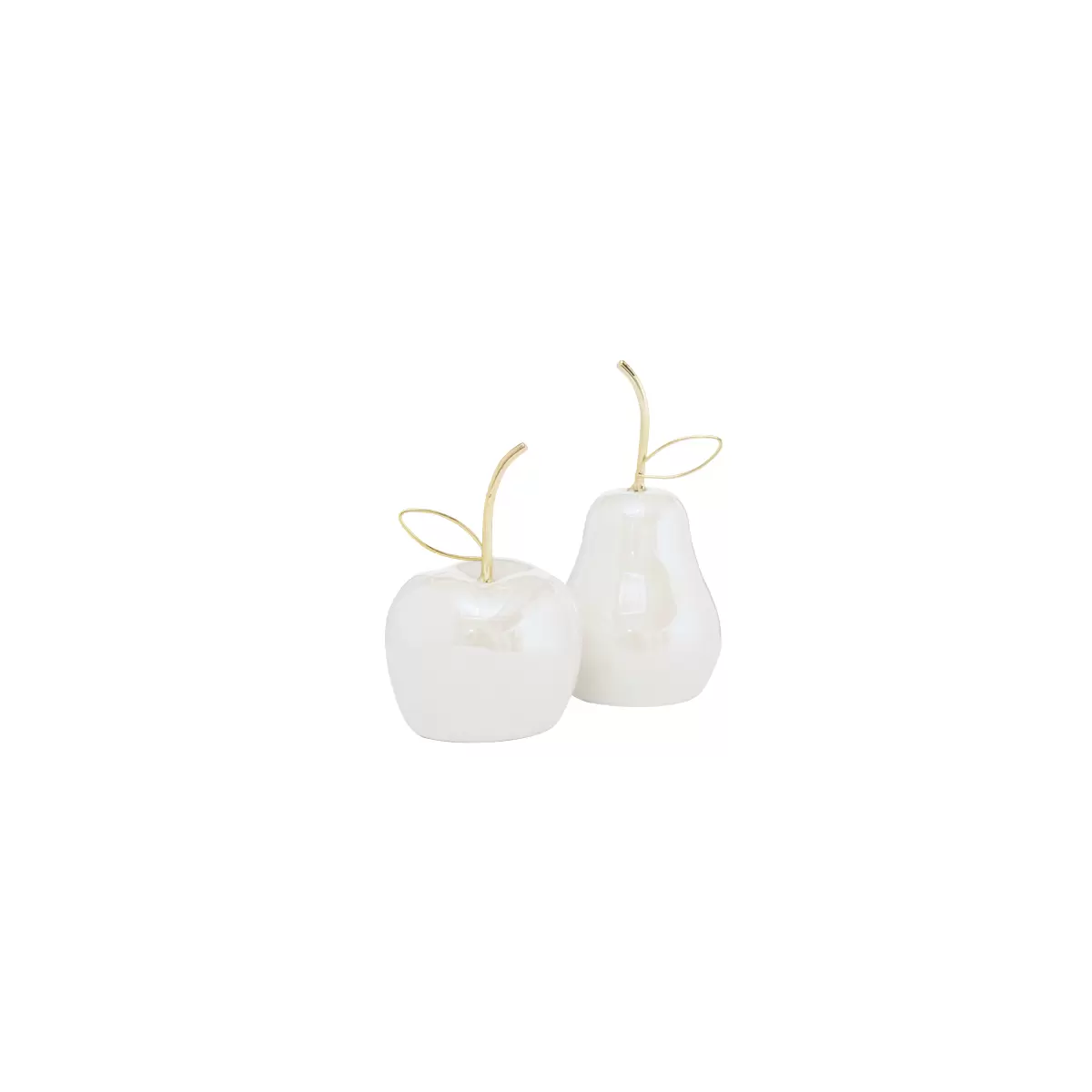 Dekoaufsteller Mura gold,weiss