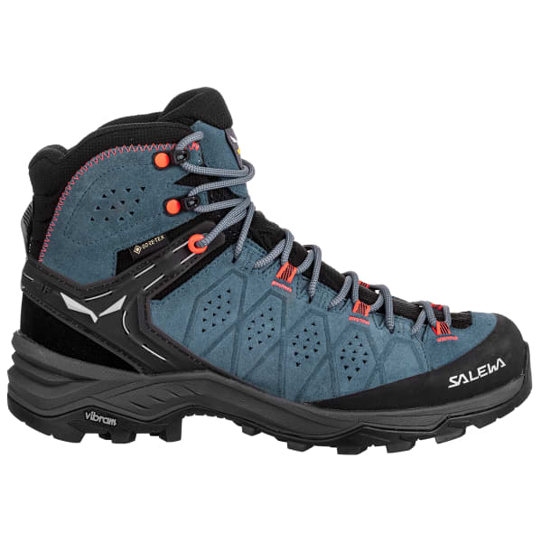 Chaussure de randonnée mid SALEWA WS ALP TRAINER 2 MID GORE-TEX JAVA BLUE/FLUO CORAL