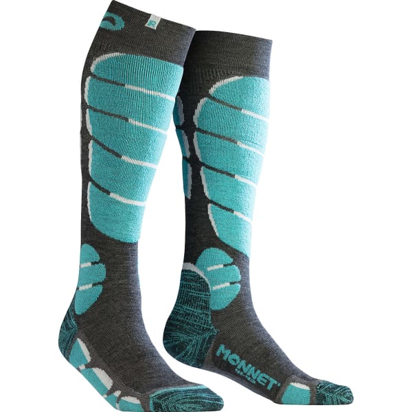 Chaussette de ski MONNET SKI LIGHT WOOL BLEU