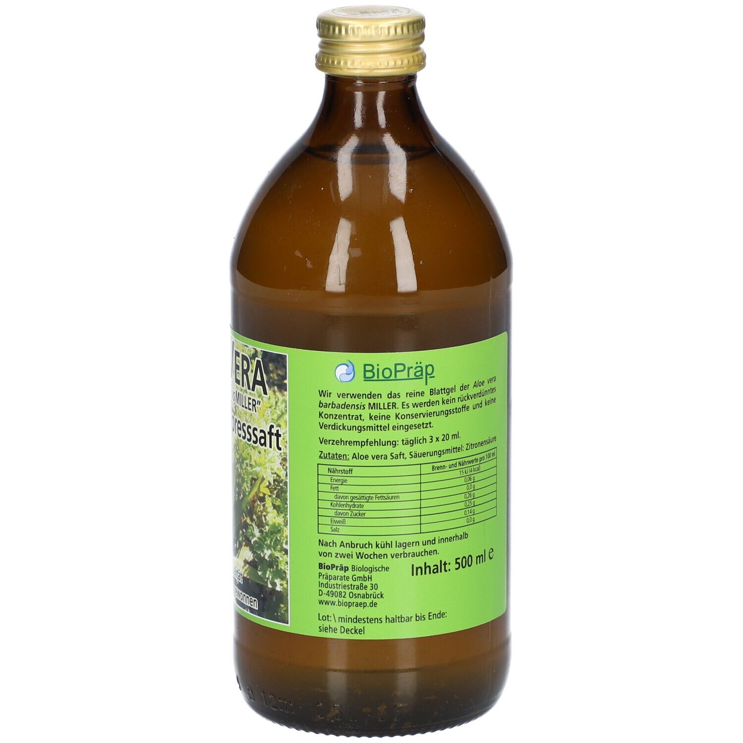 BioPräp BIO Aloe Vera Saft
