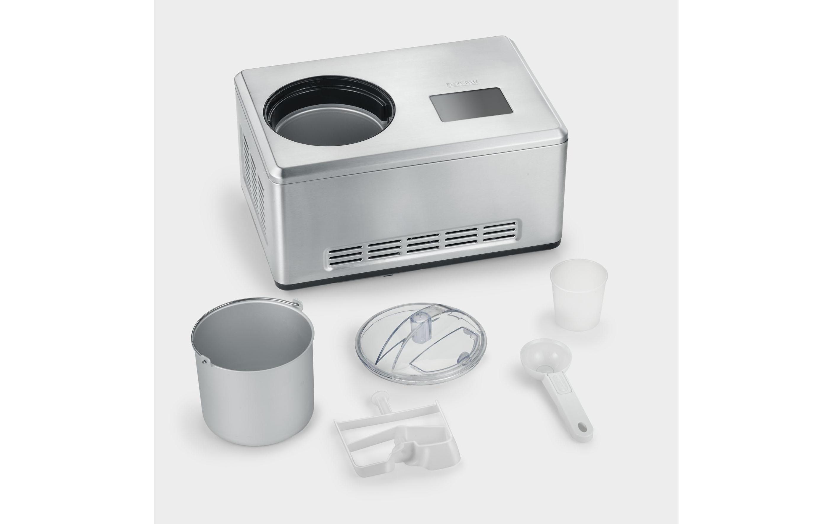 Glacemaschine EZ 7406 2 l, Silber<br>Eismaschine mit Joghurtfunktion