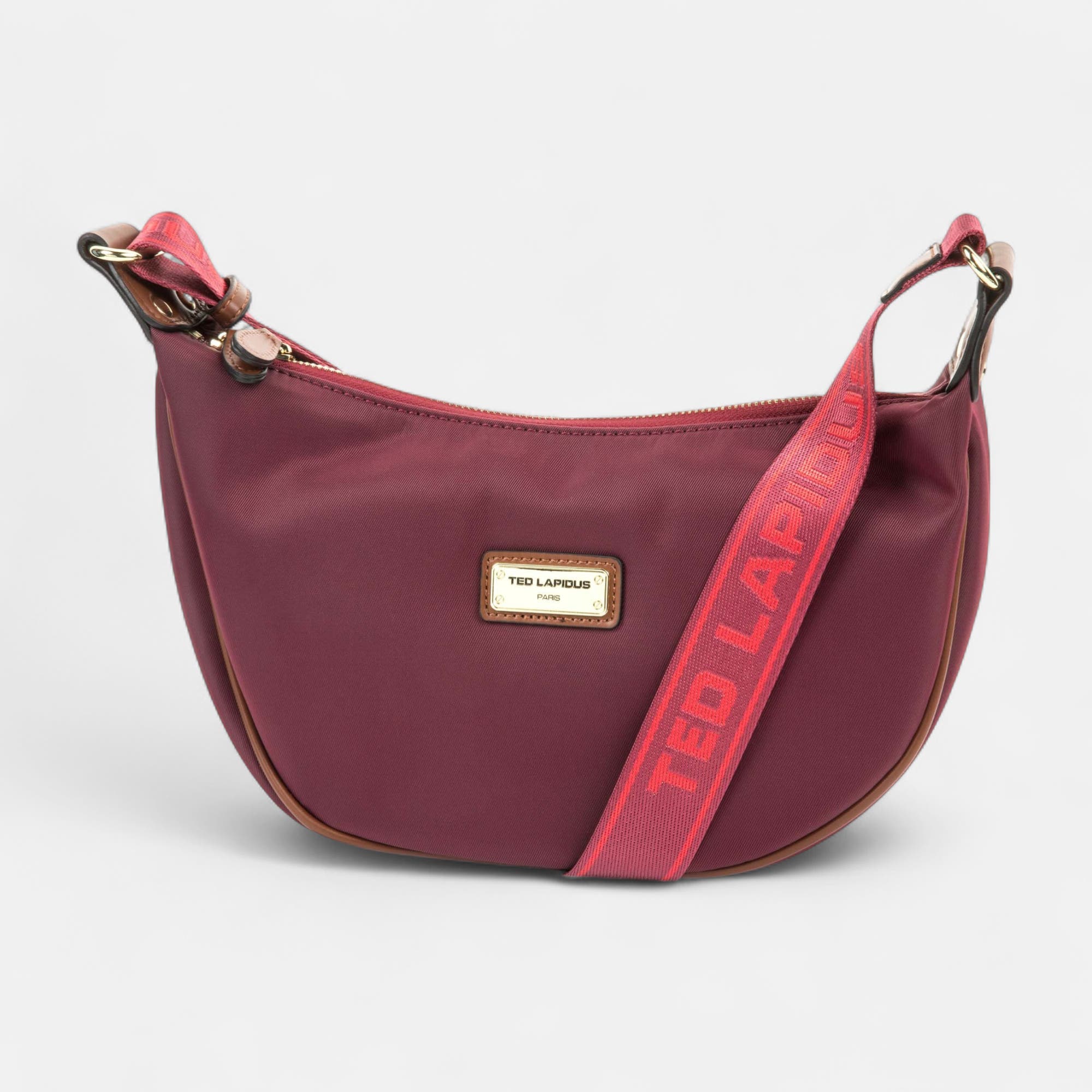 Sac bandoulière bordeaux