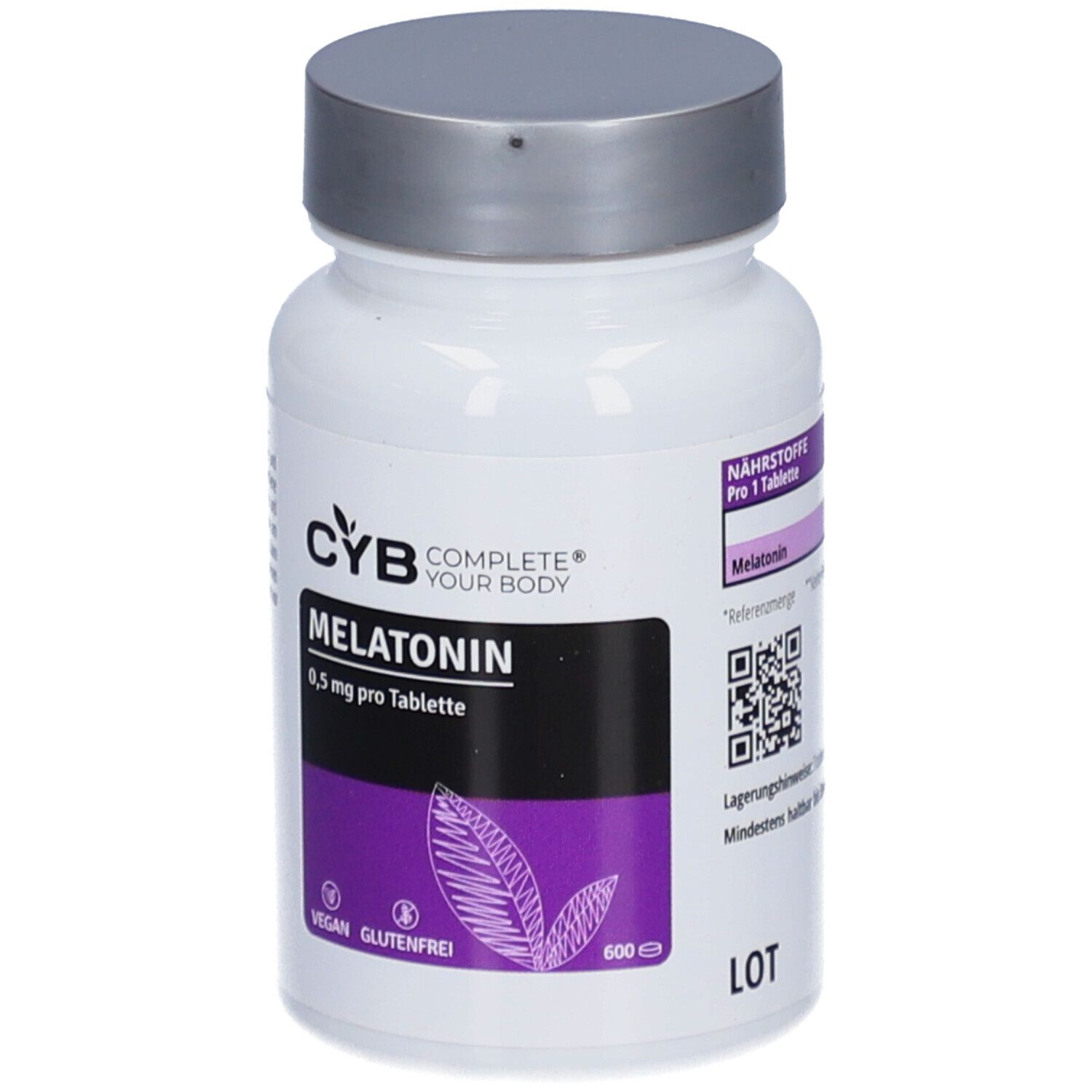 CYB MELATONIN 0,5 mg vegan Tabletten