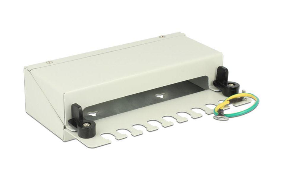 Netzwerkpanel 8 Port Keystone Desktop grauKeystone Desktop Patchpanel 8 Port grau