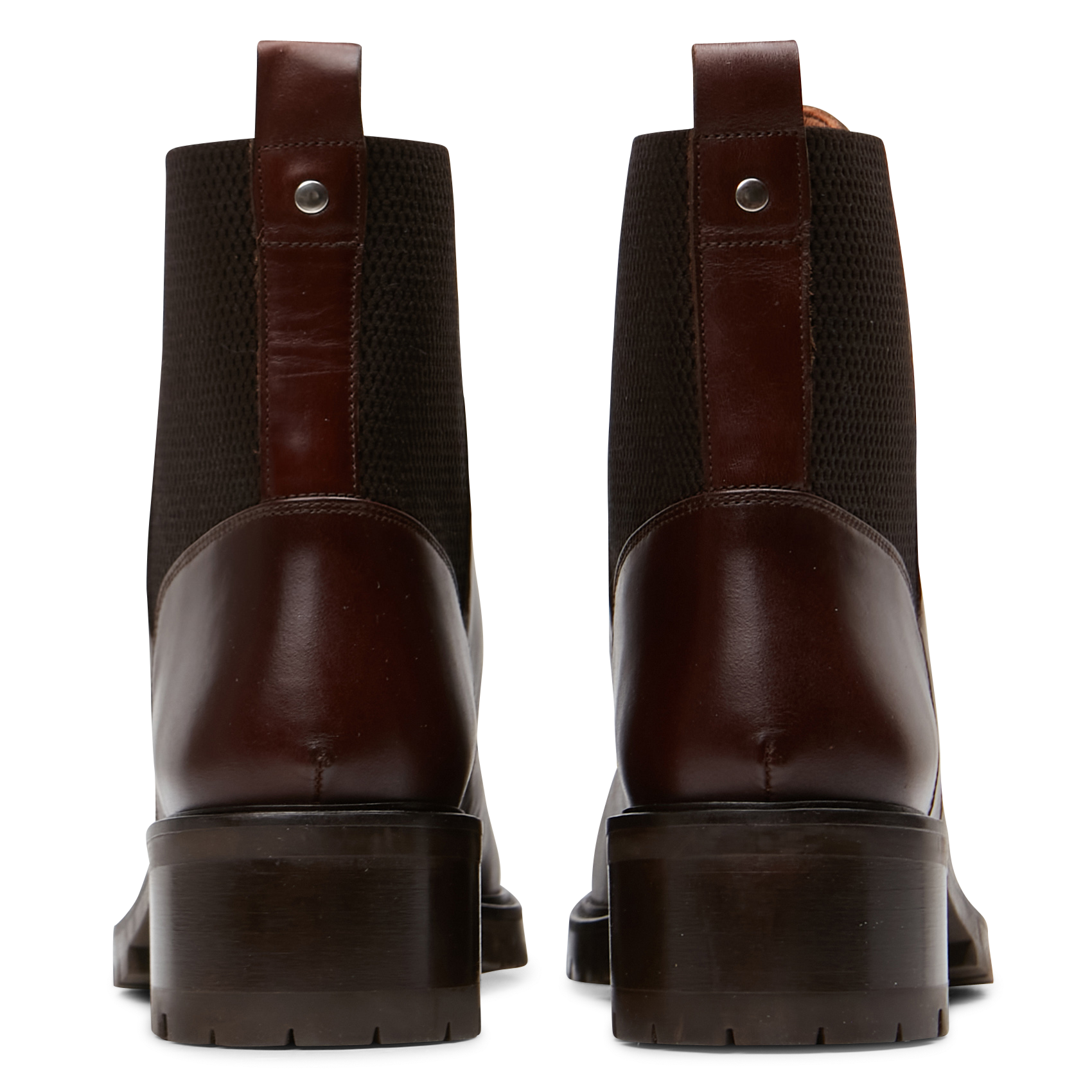 AZELIE - Bottines en cuir | Marron