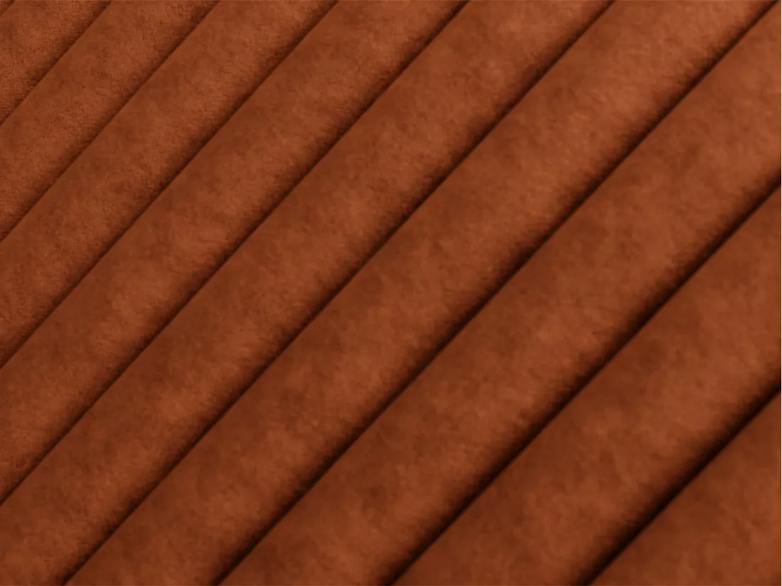Tête de lit coutures verticales - 170 cm - Tissu - Terracotta - SARAH