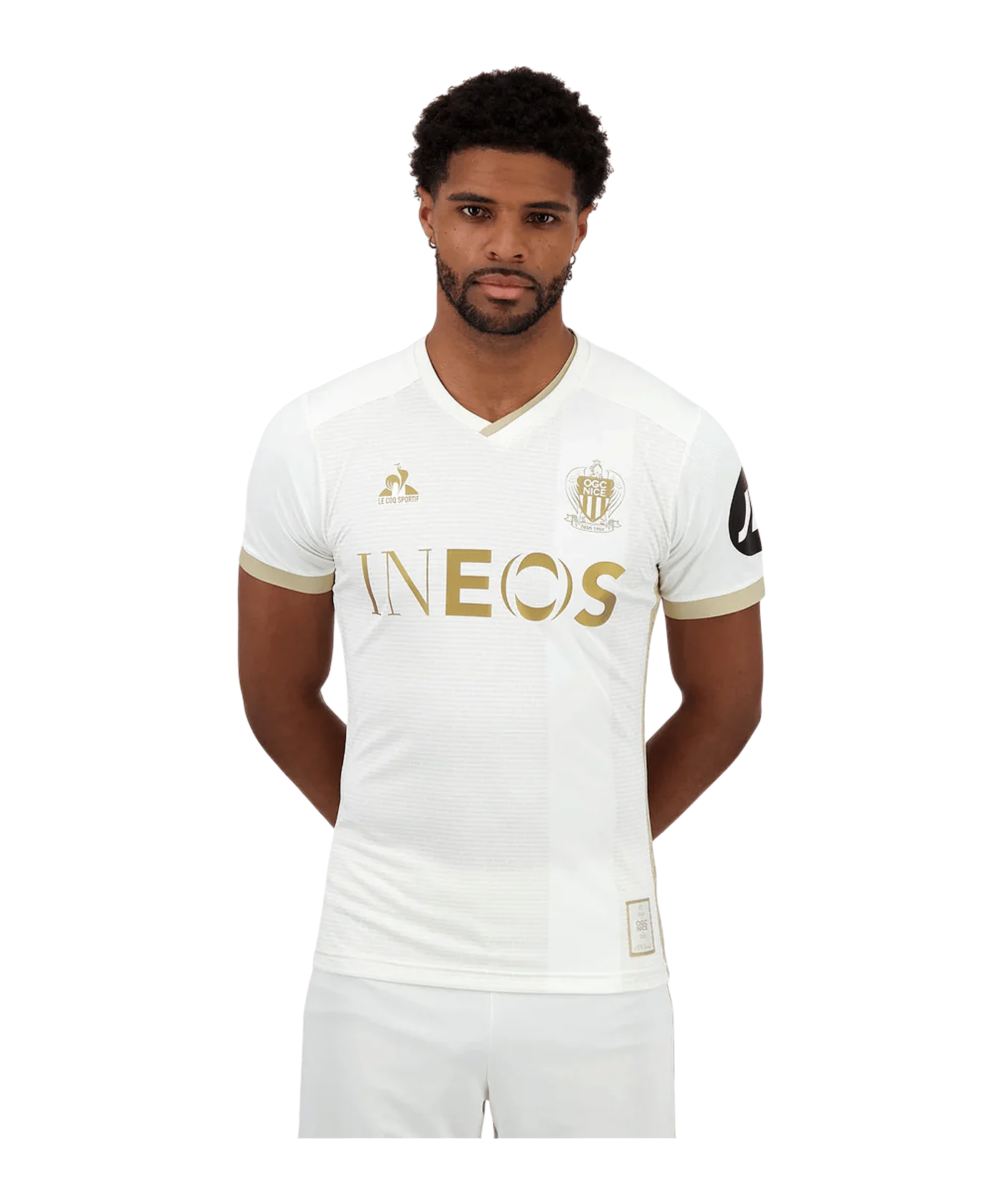 Le Coq Sportif OGC Nizza Trikot Away 2024/2025 Weiss